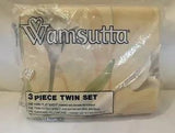 Vintage NOS Wamsutta Twin Sheet Set CALLA LILIES flowers MCM Mid Century Modern