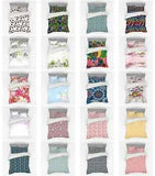 Ambesonne Flower Scenes Bedding Set Duvet Cover Sham Fitted Sheet in 3 Sizes
