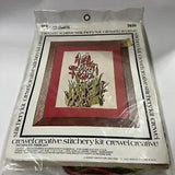Vintage Vogart Crewel Kit 2620 Tiger Lily  9x12