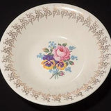 Vintage Golden Bouquet by Empire Porcelain serving bowl vegetable 8 5/8