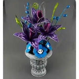 Hyde and Eek Ghoulish Garden Dungeon Lilies Flowers w Skulls in Urn New