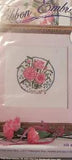 Bucilla JANUARY Carnation Silk Ribbon Embroidery Picture Flowers of the Month
