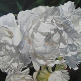 Peony painting, Large wall art, Roses Art, Flower, Canvas painting, Original ,Garden flower, White flower, peony bouquet, 40 x 28 in