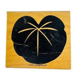 Vintage Stampin Up Lily Pad Flower Leave Frog Pond Rubber Stamp