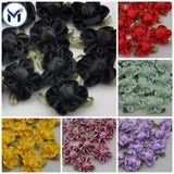 20pcs Ribbon Flower Bow Carnation Sewing Applique Wedding Flowers Ribbons Bows
