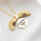 Sunflower Necklace for Women, Gift for Daughter, Mother Daughter Necklace, SunFlower Gift, Christmas Gift