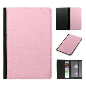 PASSPORT ITINERARY ORGANIZER|PINK PEONIES FLOWER ROSE PATTERN