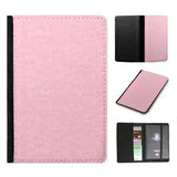 PASSPORT ITINERARY ORGANIZER|PINK PEONIES FLOWER ROSE PATTERN