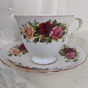 Queen Anne Tea Cup and Saucer Bone China Made in England
