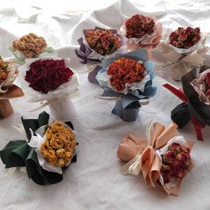 Mini Natural Dried Flower Bouquet - Car Accessories - Vent Clip Scent Diffuser - Perfume Decoration - Gifts