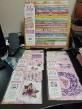 Crafters Companion  Nature's Garden  Lily lot  of  9 gently used