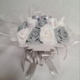 Luxury Hand made rose and  Yankee candle Bouquet - Gift Box