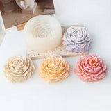 Peony Flower Candle Silicone Mold Epoxy Resin Casting Craft Decor Handmade Mould
