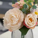 1pcs Artificial Flowers Peony Bouquet Fake Plants Party Wedding Livingroom...