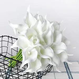20Pcs Artificial Calla Lily Flower Real Touch Latex Flowers for DIY Wedding