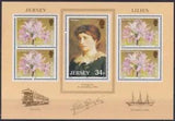 F-EX41717 JERSEY UK ENGLAND MNH 1986 LILIES MILLAIS ART PAINTING FLORES FLOWERS.