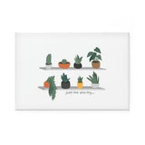 Succulent, flower, Refrigerator Button Magnet, Rectangle (1 & 10 pcs) - Free domestic shipping