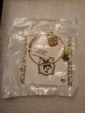 Alex And Ani Lily Color Infusion Shiny Gold Charm Bangle Bracelet NWT