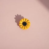 Sunflower Brooch | Yellow Flower Enamel Pin | Daisy Lapel Pin | Aesthetic Brooch