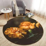 3D Yellow Carnation Flower NAO9006 Game Rug Mat Elegant Photo Carpet Mat Fay
