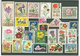 MTC0972 Different Countries used 26v Flowers Crocus Peony