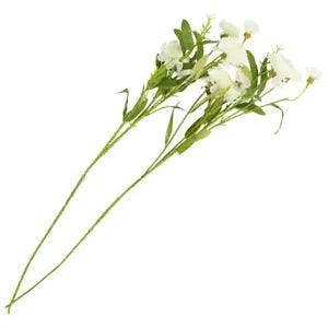 2 Pcs Silk Flower Bride Artificial Carnation Flowers Carnations