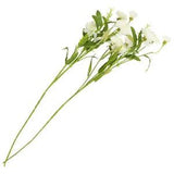 2 Pcs Silk Flower Bride Artificial Carnation Flowers Carnations