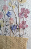 Pair of Vintage Framed Dried Pressed Flower Art Signed