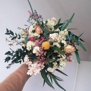 large bouquet dried flowers, pastel bouquet, vibrant, delphinium, gift flowers ,  decor real flowers, wedding bouquet