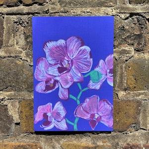 Orchids Pastel Drawing Print | Plants | Sketchbook | London Travel | A5 wall art | bedroom, lounge | home d???cor | gift idea | Illustration