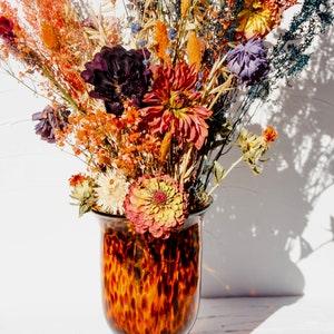 Autumn Silica Dried Bouquet With Vase