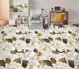 3D White Peony Flower 2729 Floor WallPaper Murals Wall Print Decal AU Zoe