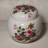 Sadler England Ginger Jar with Pink Peony Flower Bouquet