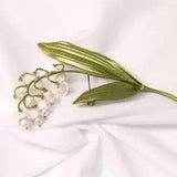 Pastoral Style Temperament Lily of The Valley Pearl Brooch Lily of The Valley Gr