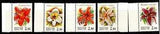 RUSSIA 2002 Lilies, Flowers FIVE STAMPS SET SC# 6689-6693 MNH