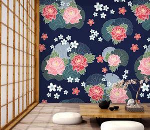 3D Peony Flower 6174 Wallpaper Mural Wall Print Wall Wallpaper Murals US Coco