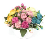 1 Bouquet 9 heads Artificial Peony Tea Rose Flowers Camellia Silk Fake Flower