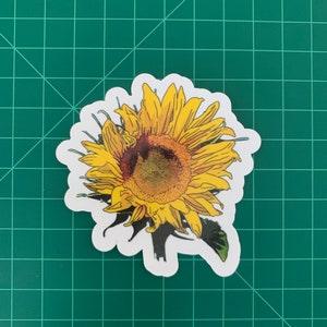Sunflower Vinyl Sticker