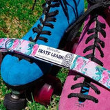 Flamingo and Orchids Pink Roller Skate Leash - Adjustable -  Yoga Mat Strap - Skateboard Sling