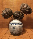 3 Beautiful 6" Diameter Dried Artichoke Flowers Bouquet Organically Grown