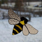 Stained Glass Bee Sun Catcher