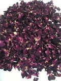 Dried Rose Petals 'Purple' - Small Tea Rose Petals .3 oz. bag