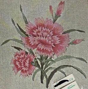 Elsa Williams Carnation January Flower of the Month Crewel Embroidery Kit KC292
