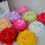 Silk Peony Flower Heads Simulations - Hotel Home Floral Wreath Decorations 10pcs