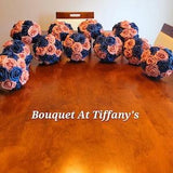 Customize Your 8"Wedding Bouquets Using (2) Wedding Colors Select from Primary/ Secondary Colors