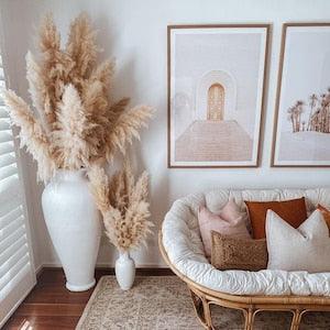 BEIGE Dry Pampas Grass | Tuscan Desert by Pampas Gal | Real Dried Floral Flower Grass Bouquet Wedding Canada UK US