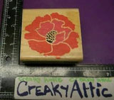 PEONY FLOWER HEAD TROPICAL RUBBER STAMP STAMPEDE Z321E CREAKYATTIC
