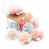 10pcs Artificial Plants Decorative Wedding Flowers Silk Peony Bridal...