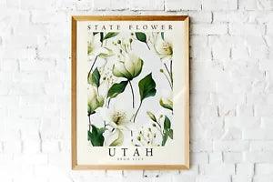 Sego Lily, Utah State Flower, Poster Print, Wall D???cor