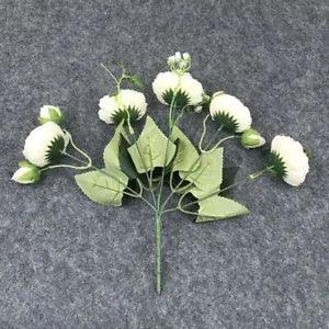 Artificial Silk Rose Flower Batch Peony Buds Floral Head Bouquets Decors 9pcs